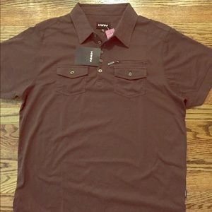 Athletic fit fashion polo